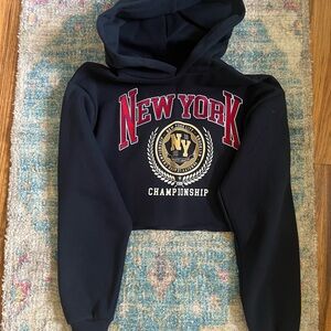 Forever 21 Black New York Championship Hoodie